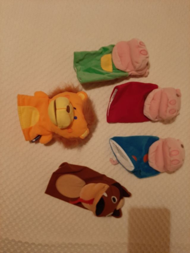 Lote Puzzle de Cubos y Marionetas