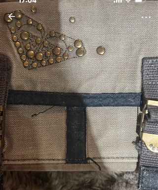 Monedero kuis Silver verde militar