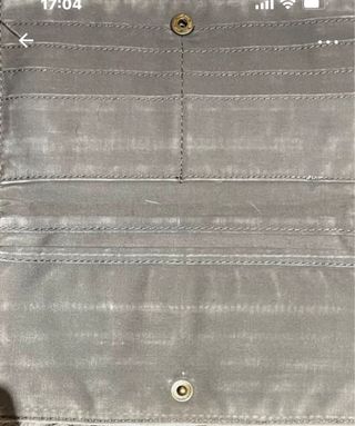 Monedero kuis Silver verde militar