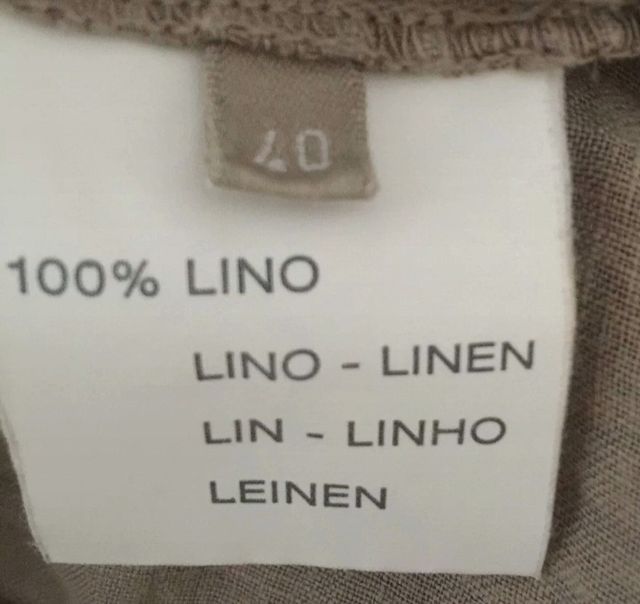 120% lino ladies dress size S