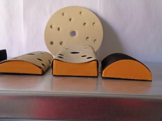 Set de 5 tacos para lijar, velcro con 10 lijas