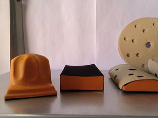 Set de 5 tacos para lijar, velcro con 10 lijas