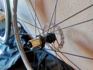 Juego Ruedas Corima DX WS Black 47MM disc tubular