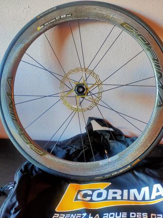 Juego Ruedas Corima DX WS Black 47MM disc tubular