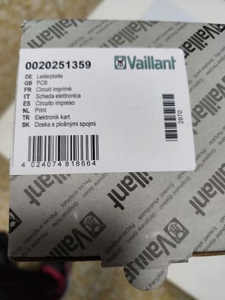 Circuito eléctrico Vaillant nuevo precio negociabl