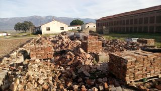 Ladrillo antiguo recuperado