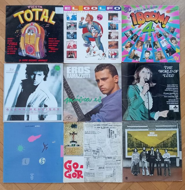 DISCOS VINILOS  7,90€/UNID