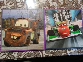 4 Puzzles de cars