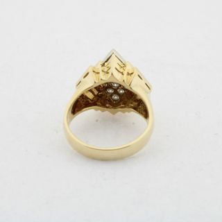 Anillo oro con brillantes