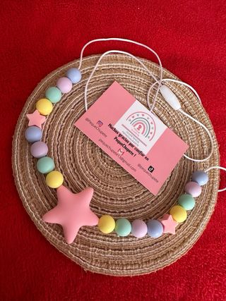 Collar de lactancia rosa