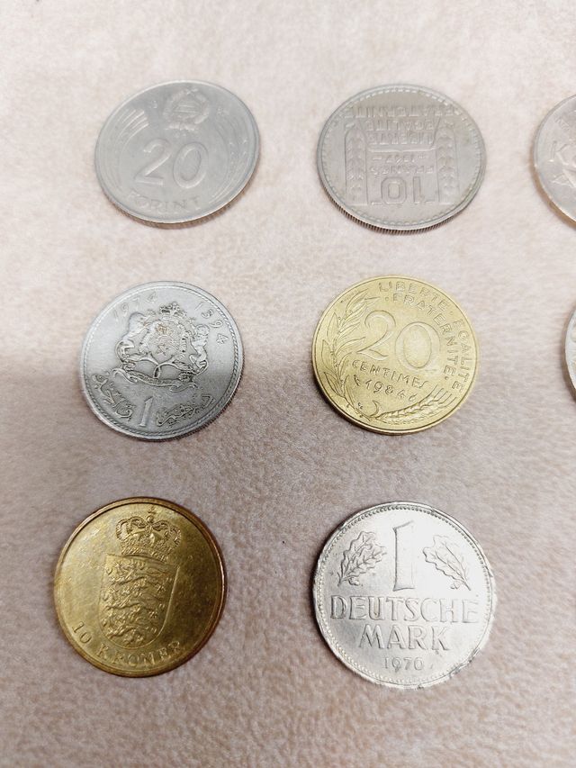 Monedas varias del Mundo