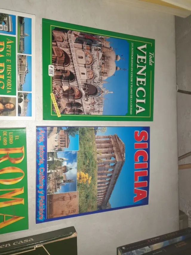 Arte e historia París.Venecia. Sicilia y Roma
