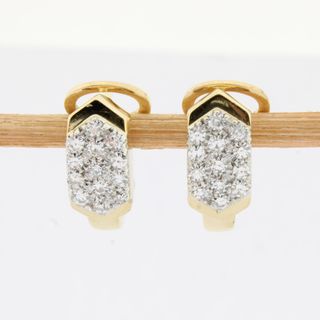 Pendientes oro con brillantes