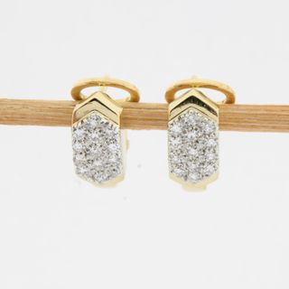 Pendientes oro con brillantes