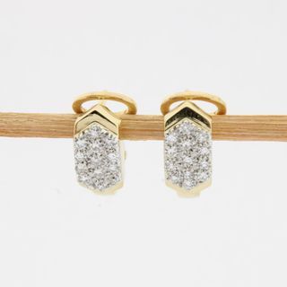 Pendientes oro con brillantes