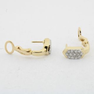Pendientes oro con brillantes