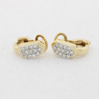 Pendientes oro con brillantes