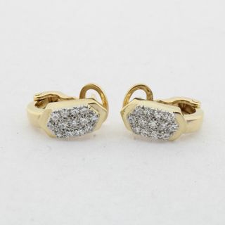 Pendientes oro con brillantes