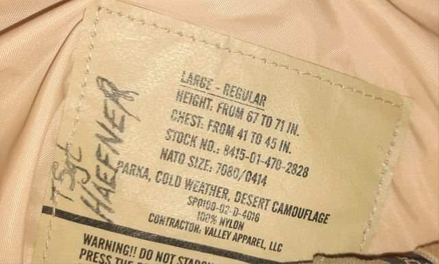 Completo Goretex Militare U.s. Originale