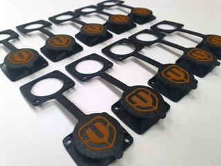 Lote 10 Tapas Puerto De Carga Mondraker Marrón