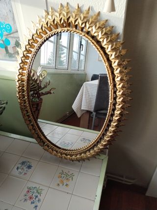 Espejo vintage metal