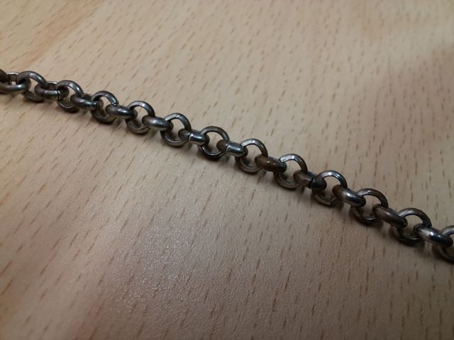 Collana originale con perle, cuori, fiocchi, caten