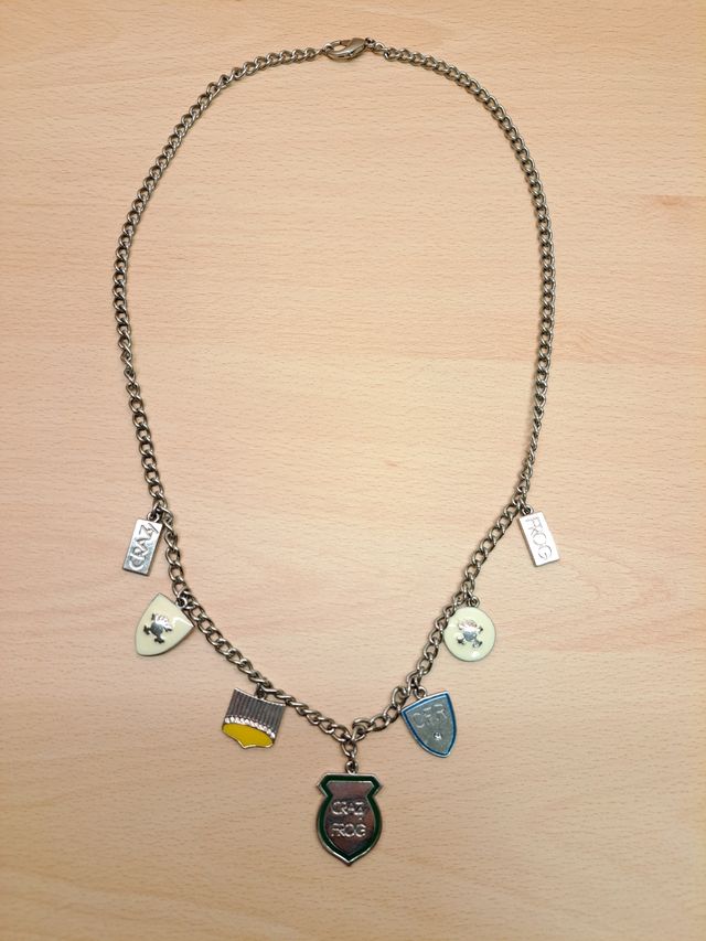 Collana Crazy Frog con medagliette