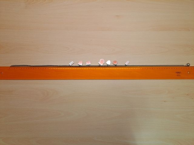 Collana Crazy Frog con medagliette