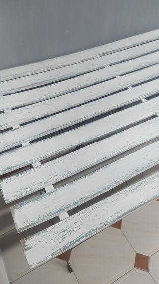 Mesa plegable de madera y metal