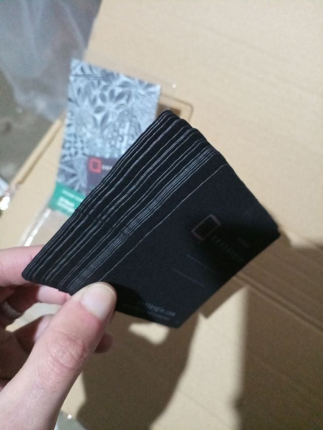 Dibujo zentangle tool set black tiles