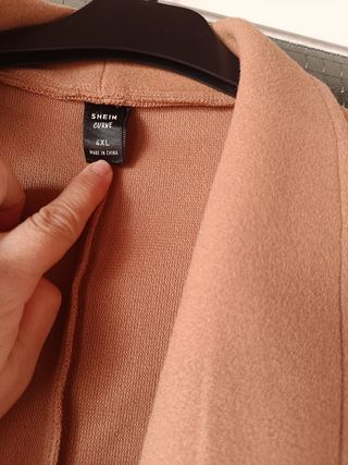 Americana Camel talla 4 XL curve 
