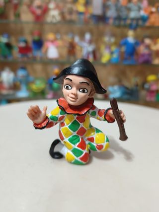 Figura Arlequín Comics Spain años 80 goma pvc