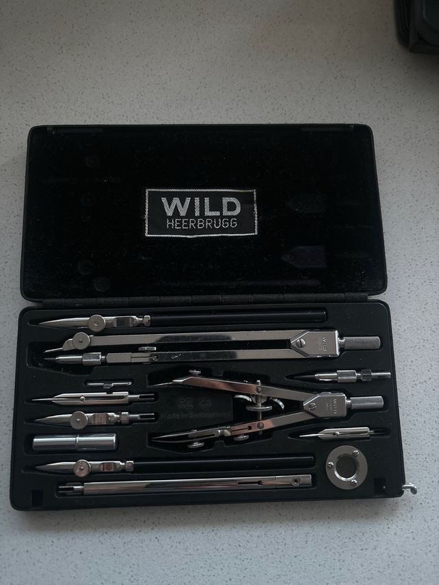 Compás vintage Wild Heerbrugg Coleccionismo