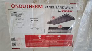 panel sandwich acabado aglomerado para tejados