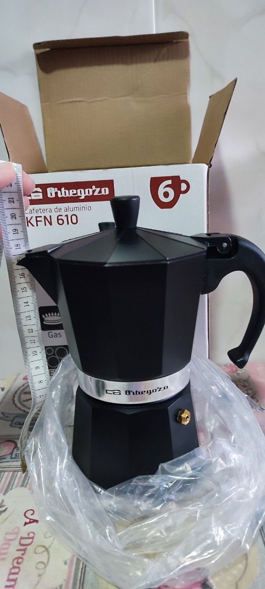 Cafetera de aluminio