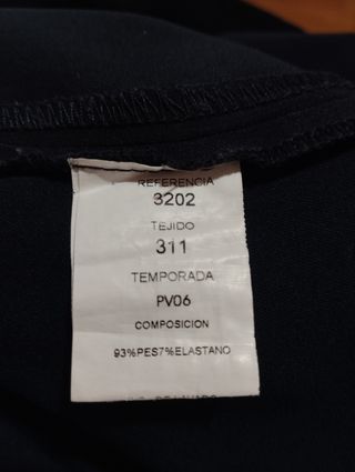 Pantalones de pinzas negro - azul marino
