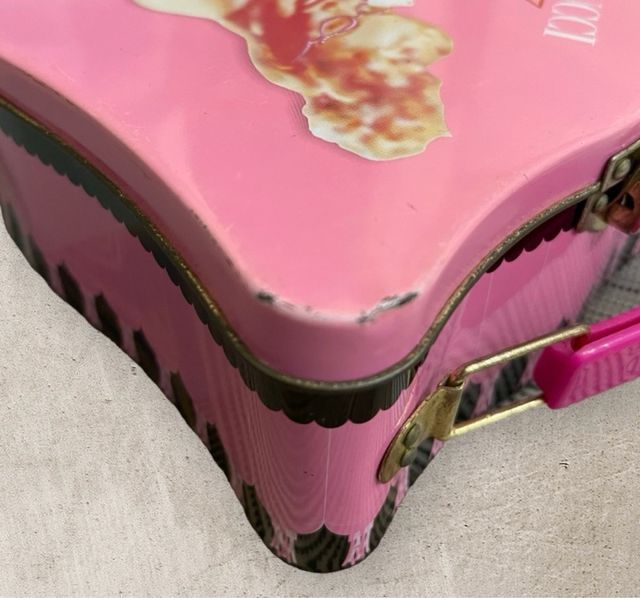 Scatola in latta Fiorucci da collezione, vintage 