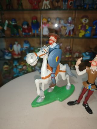 Ocasion figuras goma pvc años 80 Don Quijote