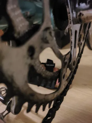 Bicicleta de carretera a restaurar