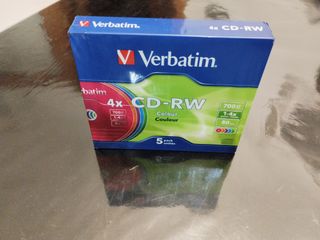 Cd-Rw regrabable Verbatim 4X