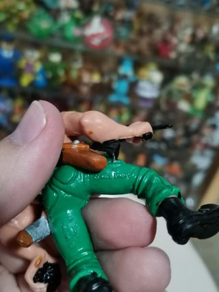 Figura goma pvc Comics Spain Rambo años 80