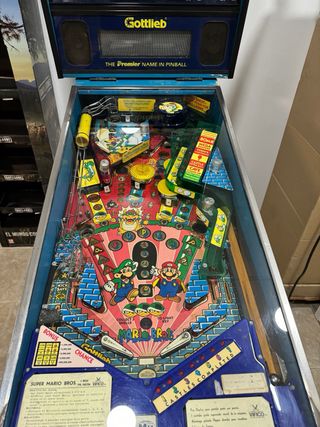 MAQUINA PINBALL  súper Mario bros año 1992