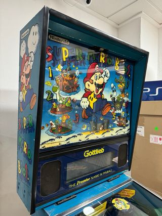 MAQUINA PINBALL  súper Mario bros año 1992