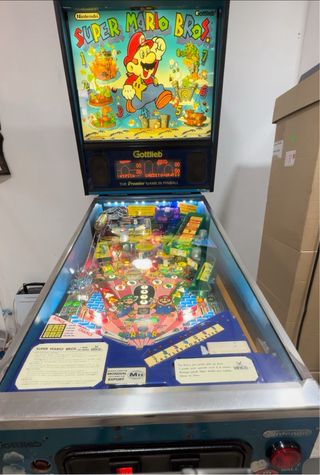 MAQUINA PINBALL  súper Mario bros año 1992