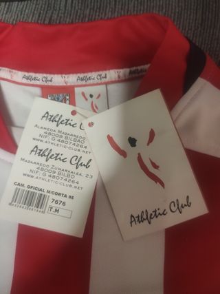 Camiseta Athletic Club firmada 2005
