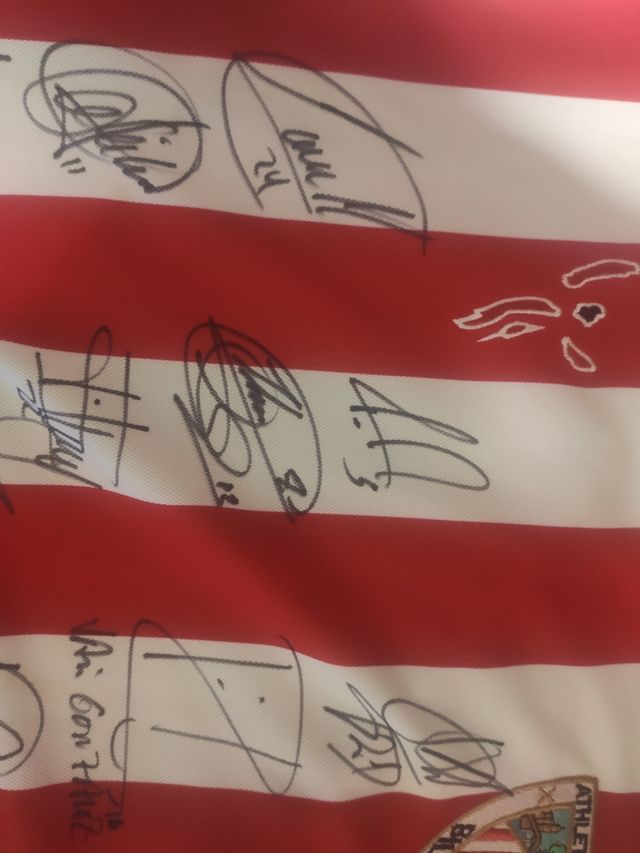 Camiseta Athletic Club firmada 2005