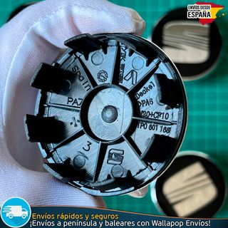 X4 Tapacubos Sea 63mm Emblemas Ibiza Leon Cupra