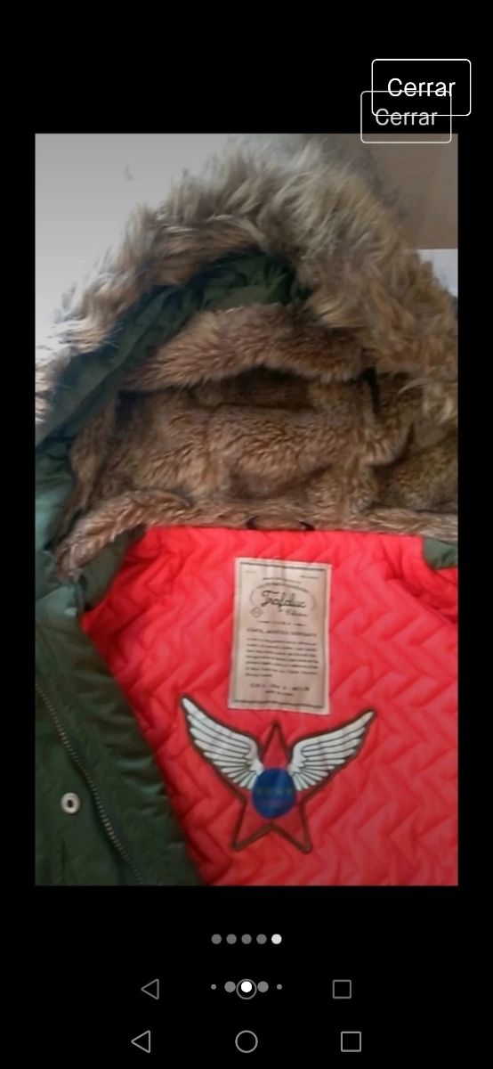 cazadora tipo bomber chica