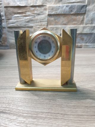 Orologio da tavolo ottone vintage 