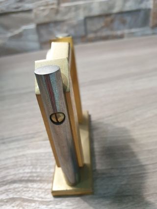 Orologio da tavolo ottone vintage 